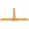 Ekena Millwork Eugene Rough Sawn Timber Gable Bracket, Western Red Cedar, 84"W x 53"H x 4"D x 6"F, 15/12 Pitch GBW084X53X0406EUG00RWR - alternate 4